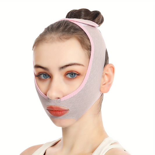 Reusable Double Chin Reducer – Breathable V-Line Face Slimming & Lifting Strap