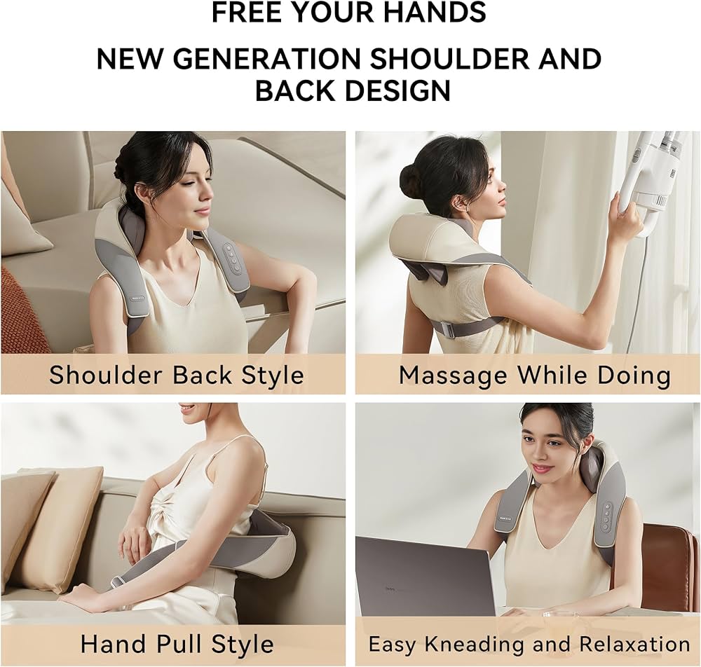 Rechargeable Neck And Shoulder Massager